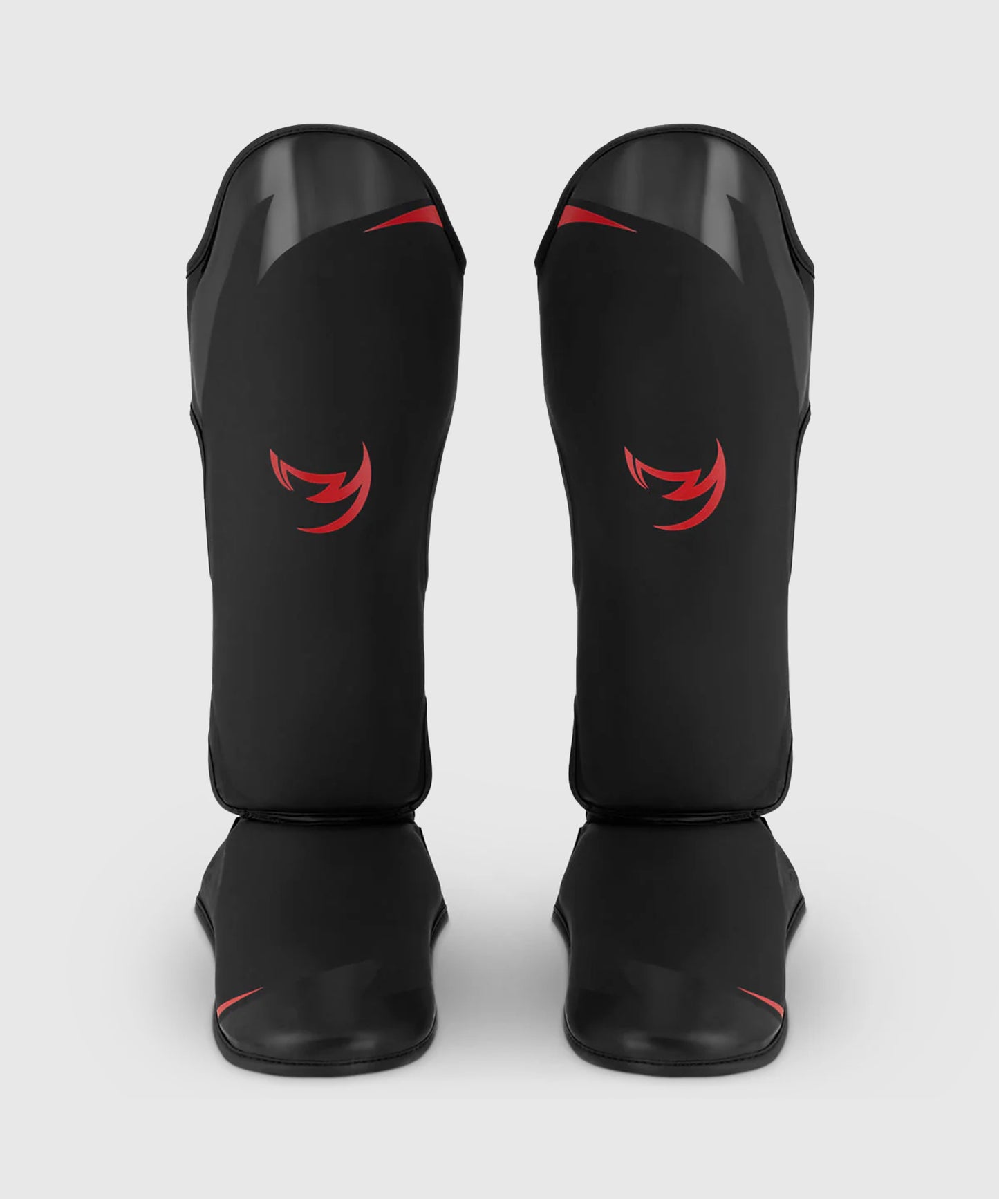 Fumetsu Ghost S3 Shin Guards - Black/Red
