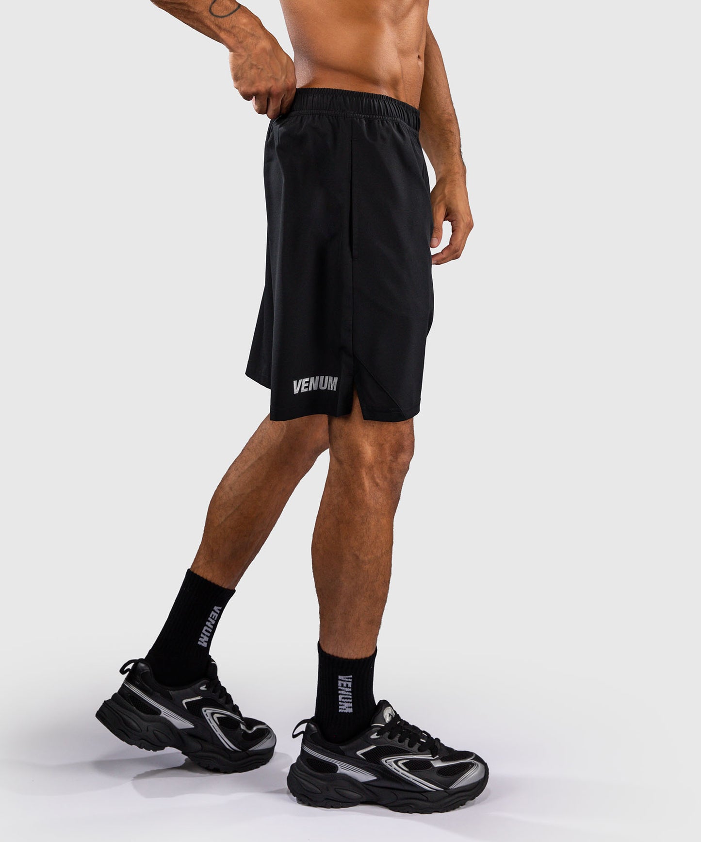 Venum Contender Trainingsshorts - Schwarz/Silber