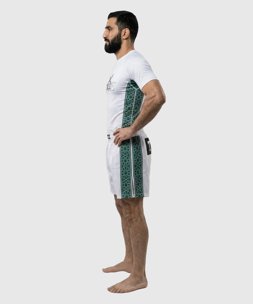 TYCE CULTURE OF WAR Saladin Grappling-Rashguard - Weiß