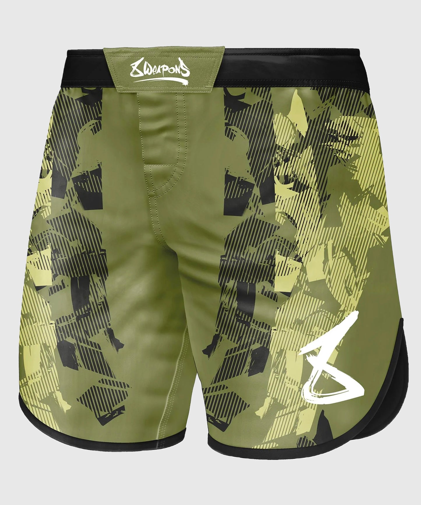 8 Weapons Hit 2.0 Fightshorts - Oliv