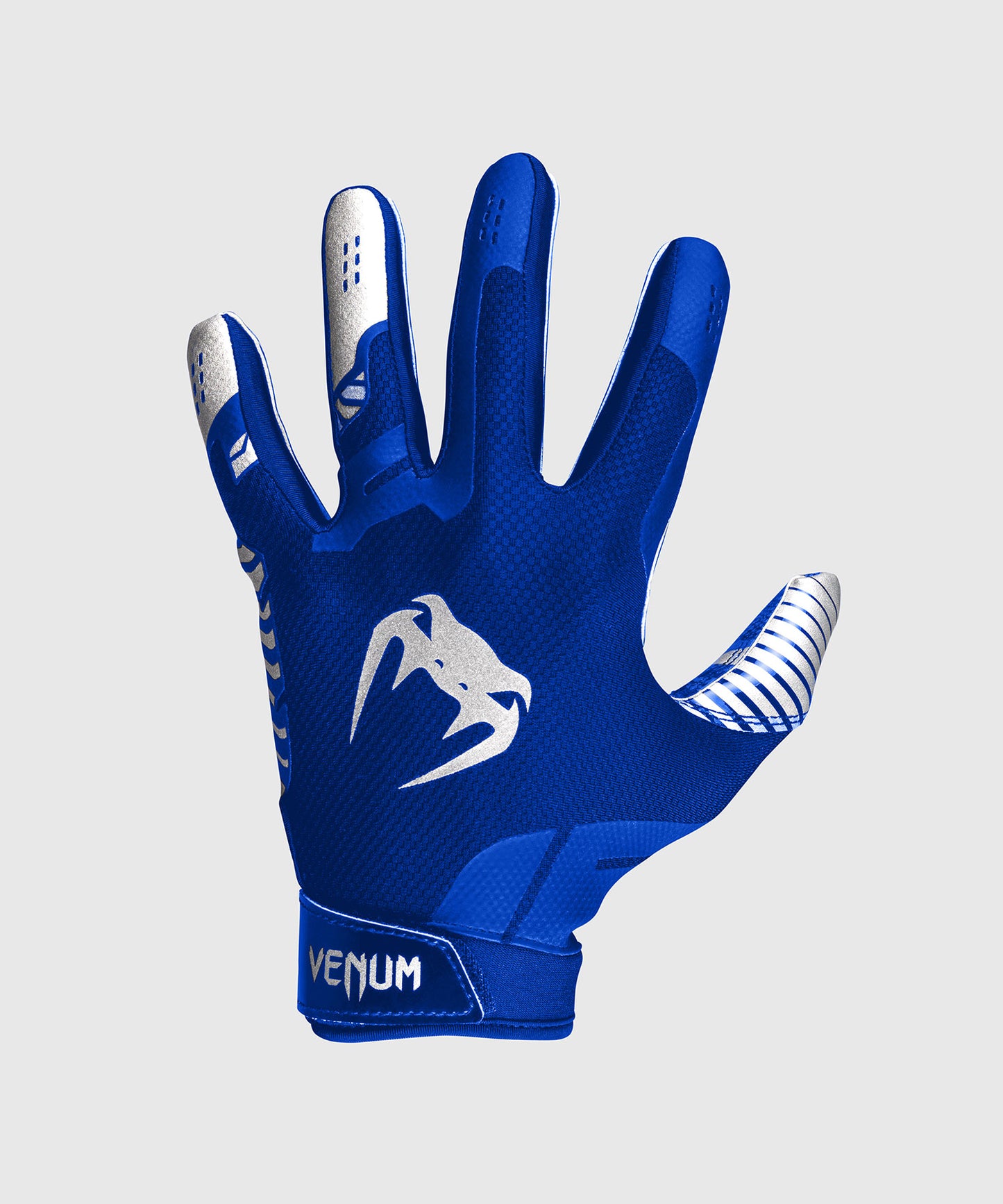 Venum Elite Football Handschuhe - Royalblau/Silber