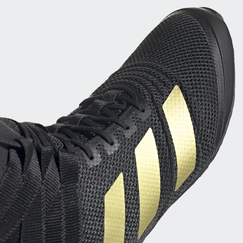Chaussures de boxe Adidas Speedex 18 - Noir/Or Mat
