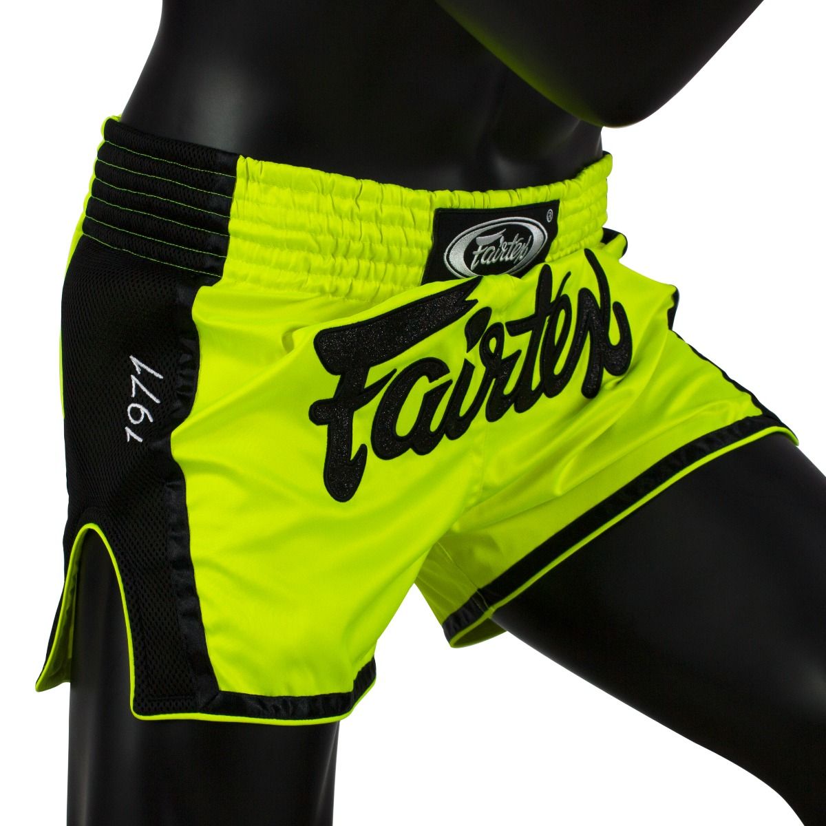 Short de boxe thaï Fairtex - Jaune Fluo