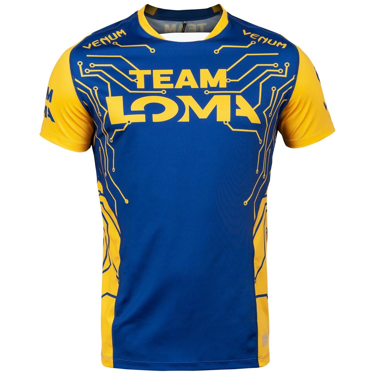 Dry Tech Venum Loma Fight T-shirt - Blue/Yellow