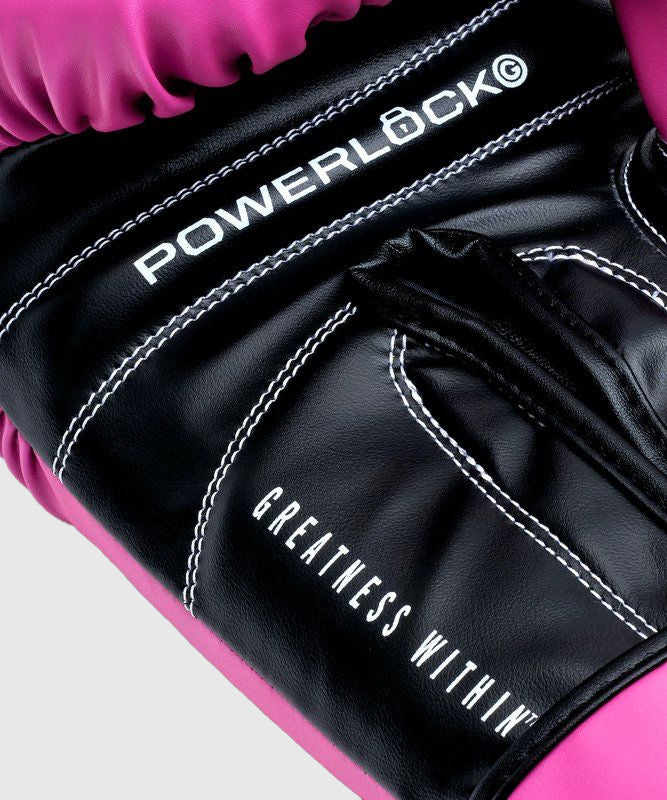 Gants de boxe Everlast Powerlock OG Training - Rose/Noir