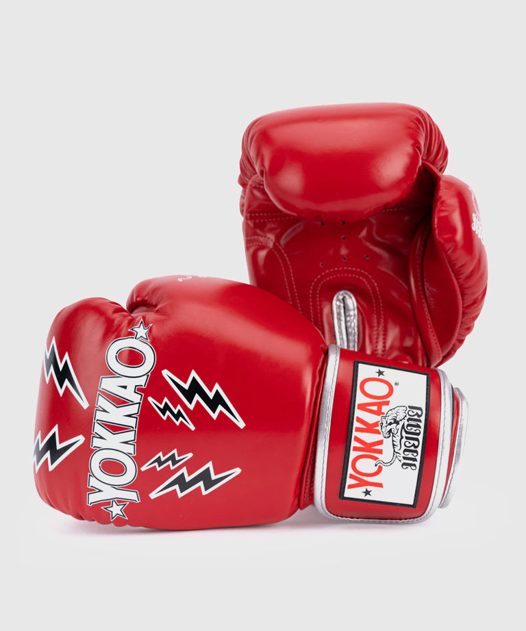 Yokkao - Fasciatura Mani Muay Thai Premium 4m - Cotone Elastico Per Allenamento E Combattimento (Rosso)