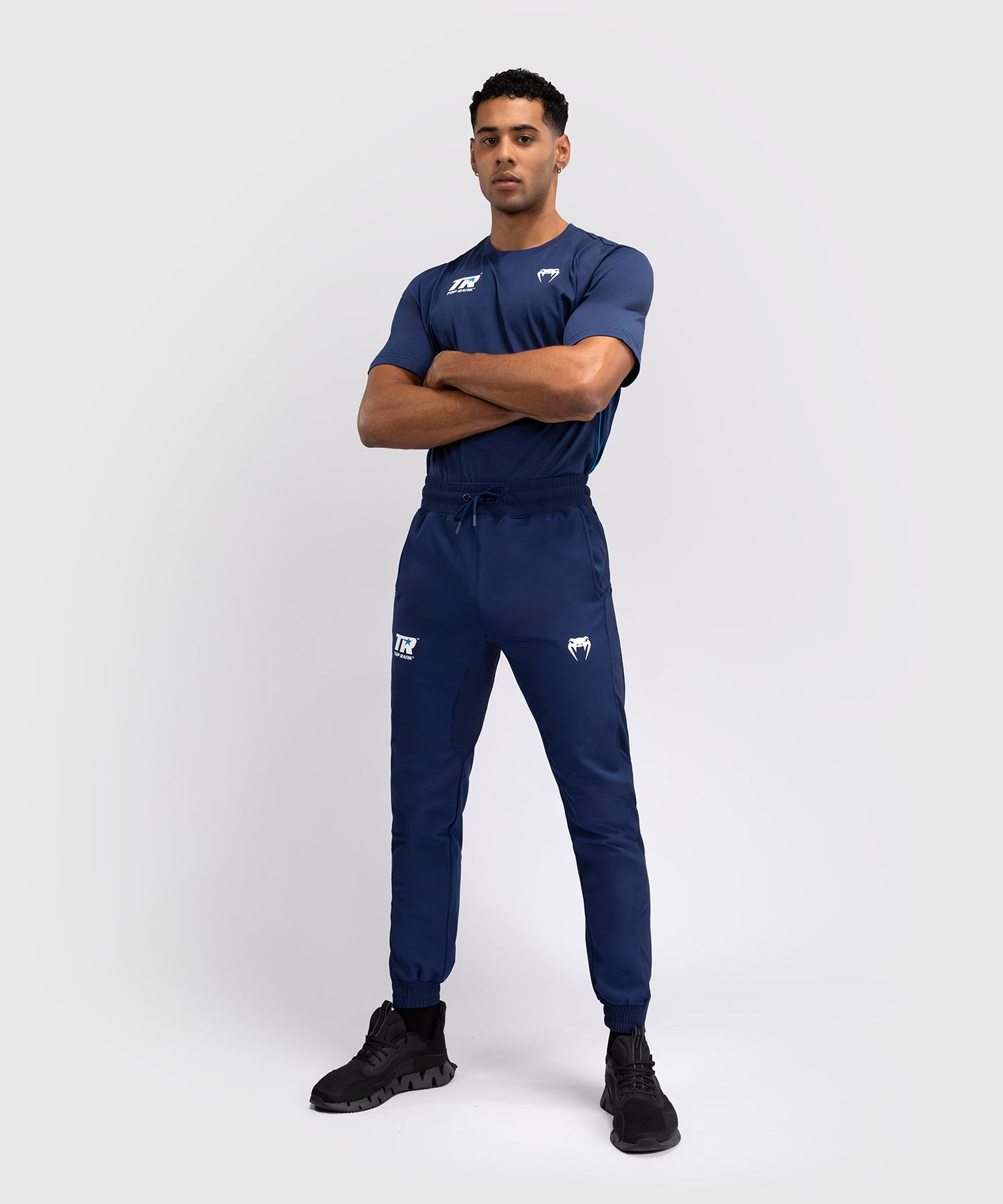 Venum x Top Rank Original Pantalones de Rendimiento para Hombre - Azul Marino