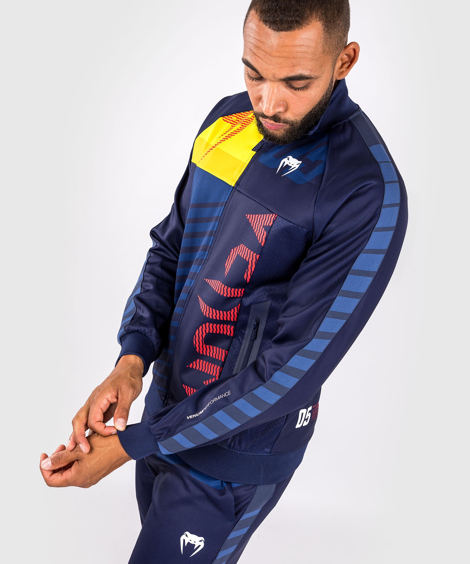 Venum Sport 05 Track Jacket Blue/Yellow – Dragon Bleu