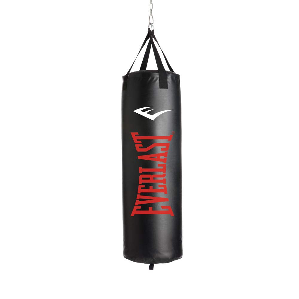 Sac de frappe Everlast Nevatear - 31/36 Kg - Plein - Noir/Rouge