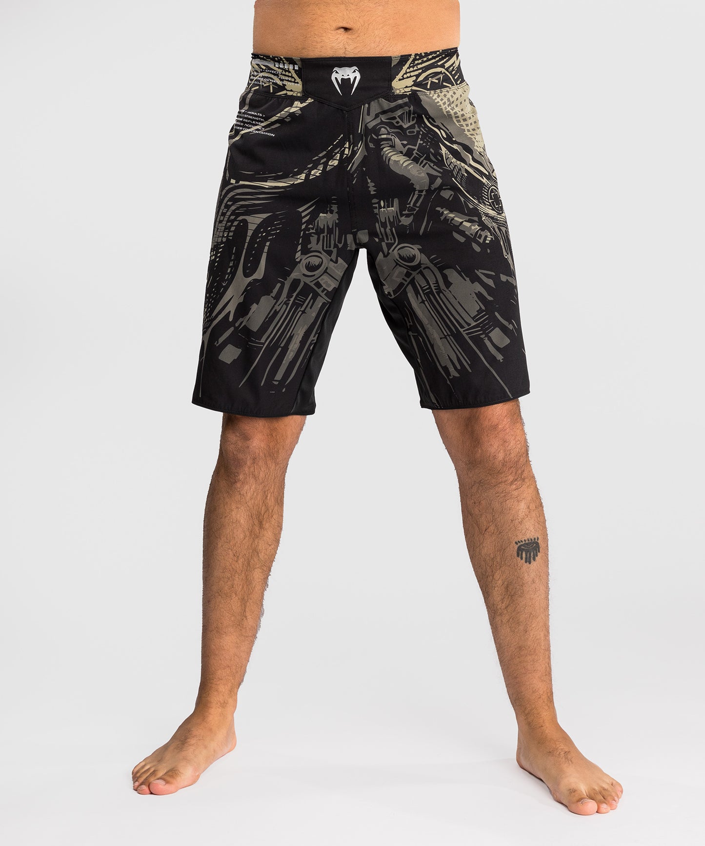 Pantalones cortos de combate Venum Space Invader - Negro/Arena