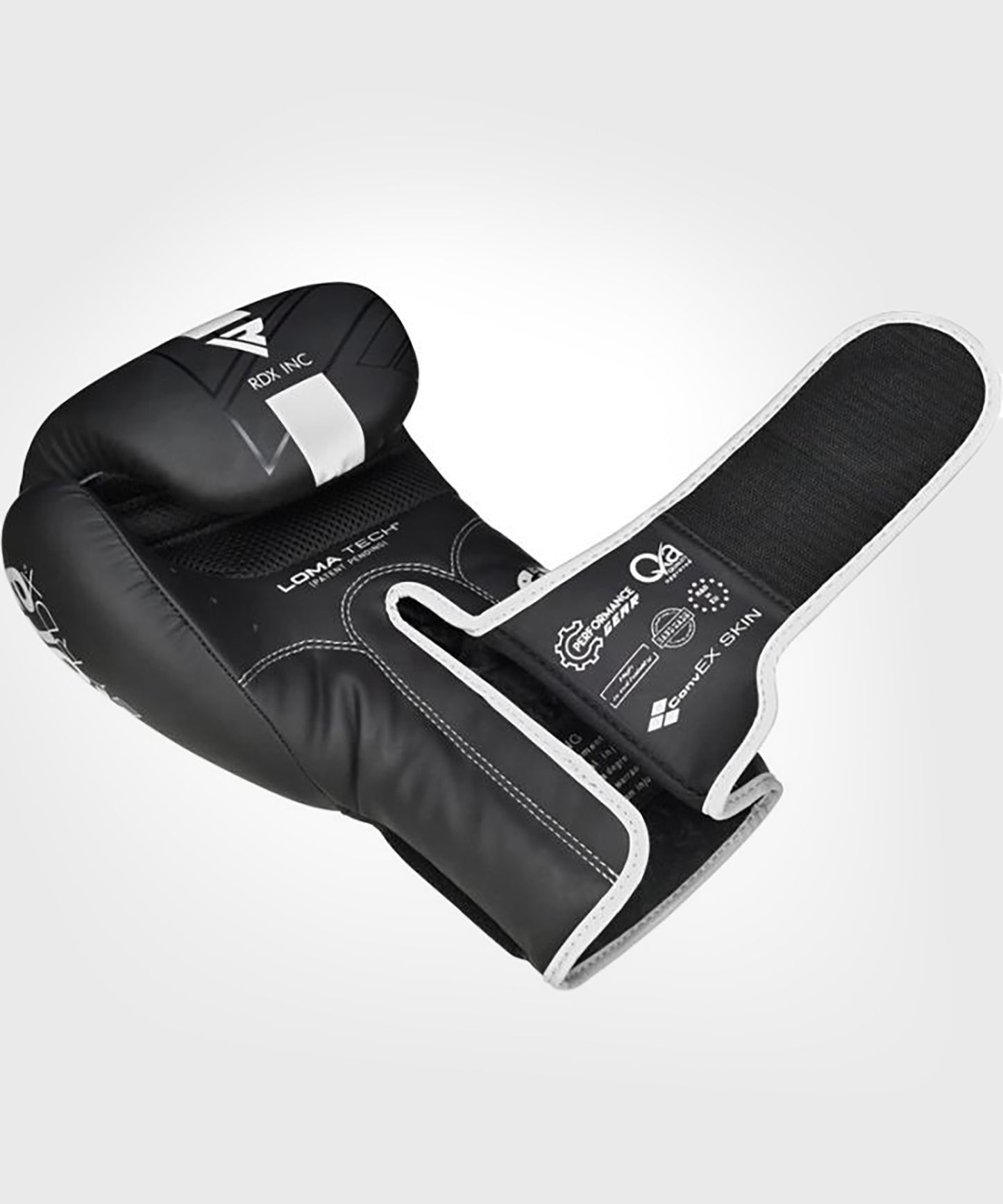 RDX F6 Boxing Gloves - Black/White