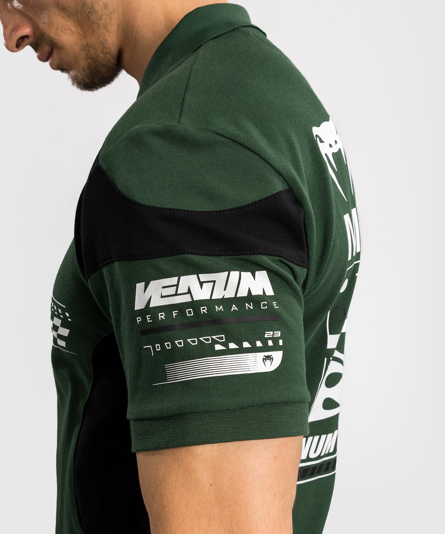 Venum Motorsport Cotton Polo - Deep Forest