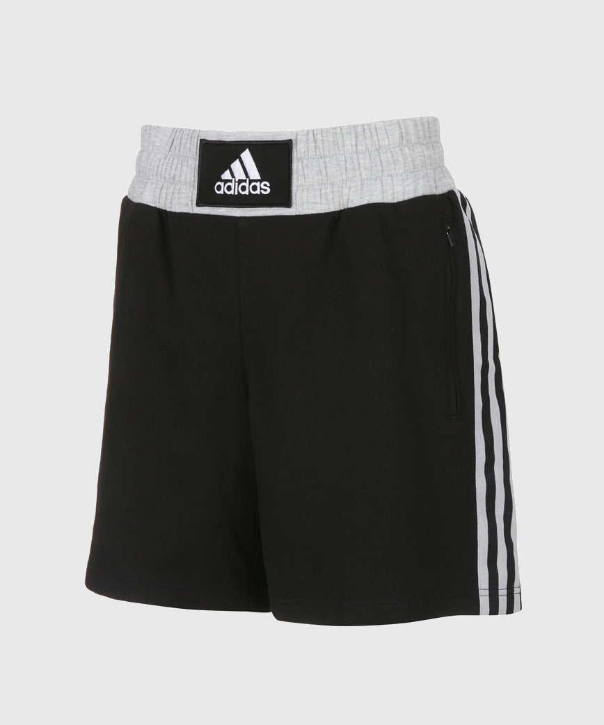 Short de Boxe Anglaise Adidas Boxwear Traditional - Noir/Gris