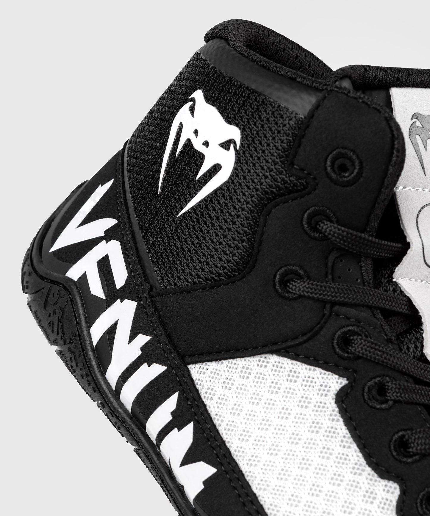 Venum Elite Wrestlingschuhe - Schwarz/Weiß