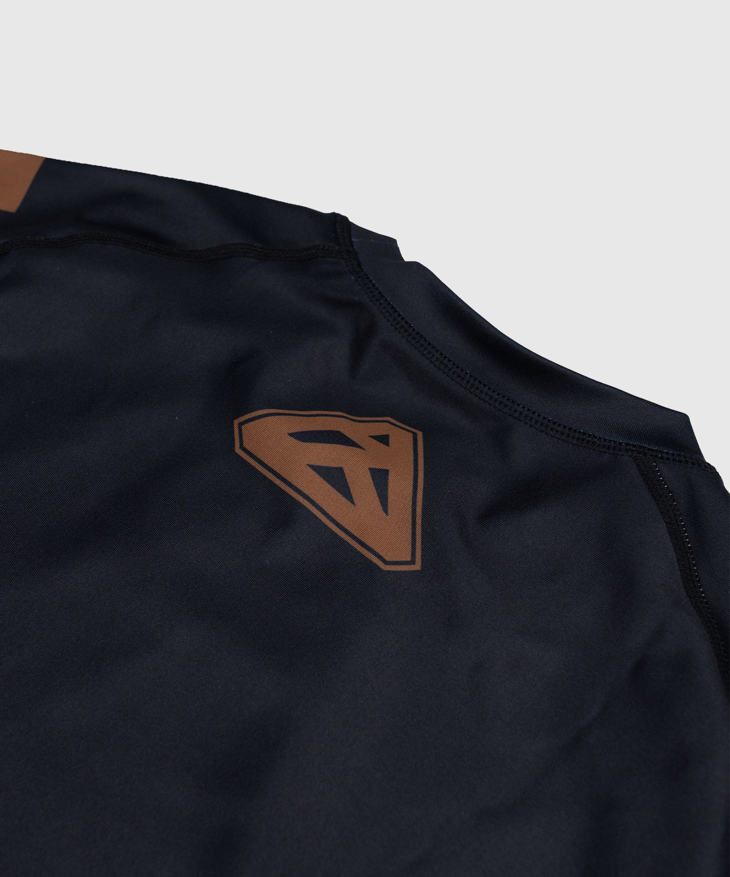 Rashguard Mit Kurzen Ärmeln Scramble Ranked - Braun