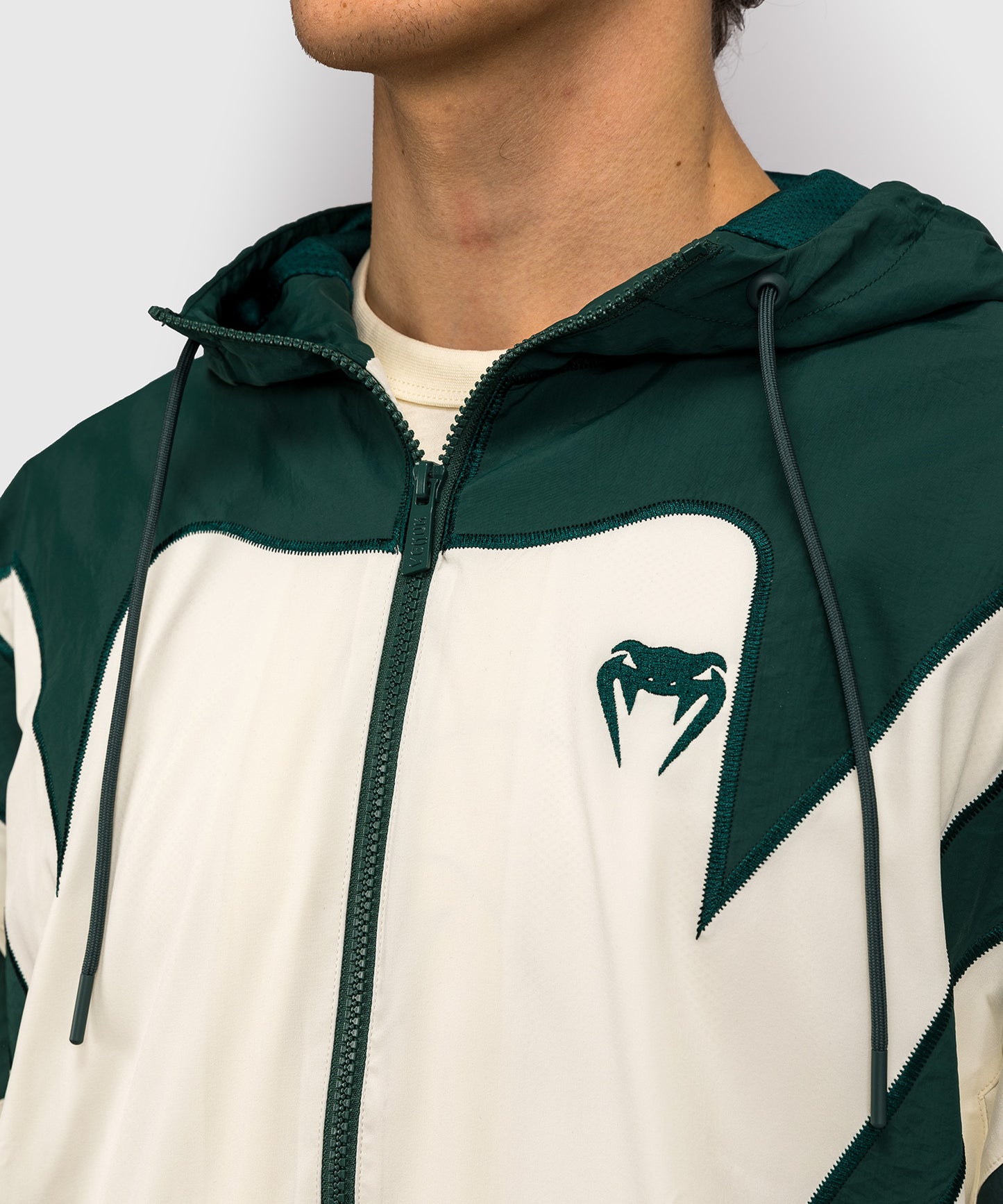 Venum Attack 90 sweat jacket - Forest green/ice