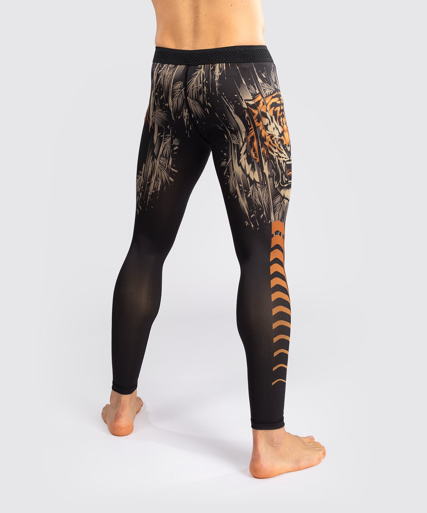 Venum Tiger Spats para Hombre - Negro/Naranja Neón