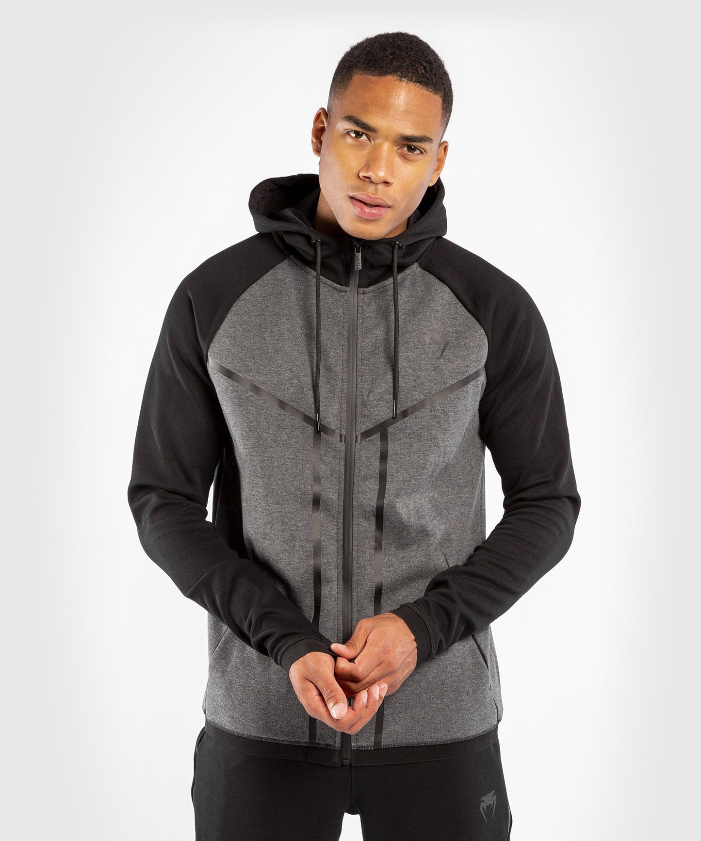 Venum Laser X Connect Sweatshirt - Dunkelgrau Meliert
