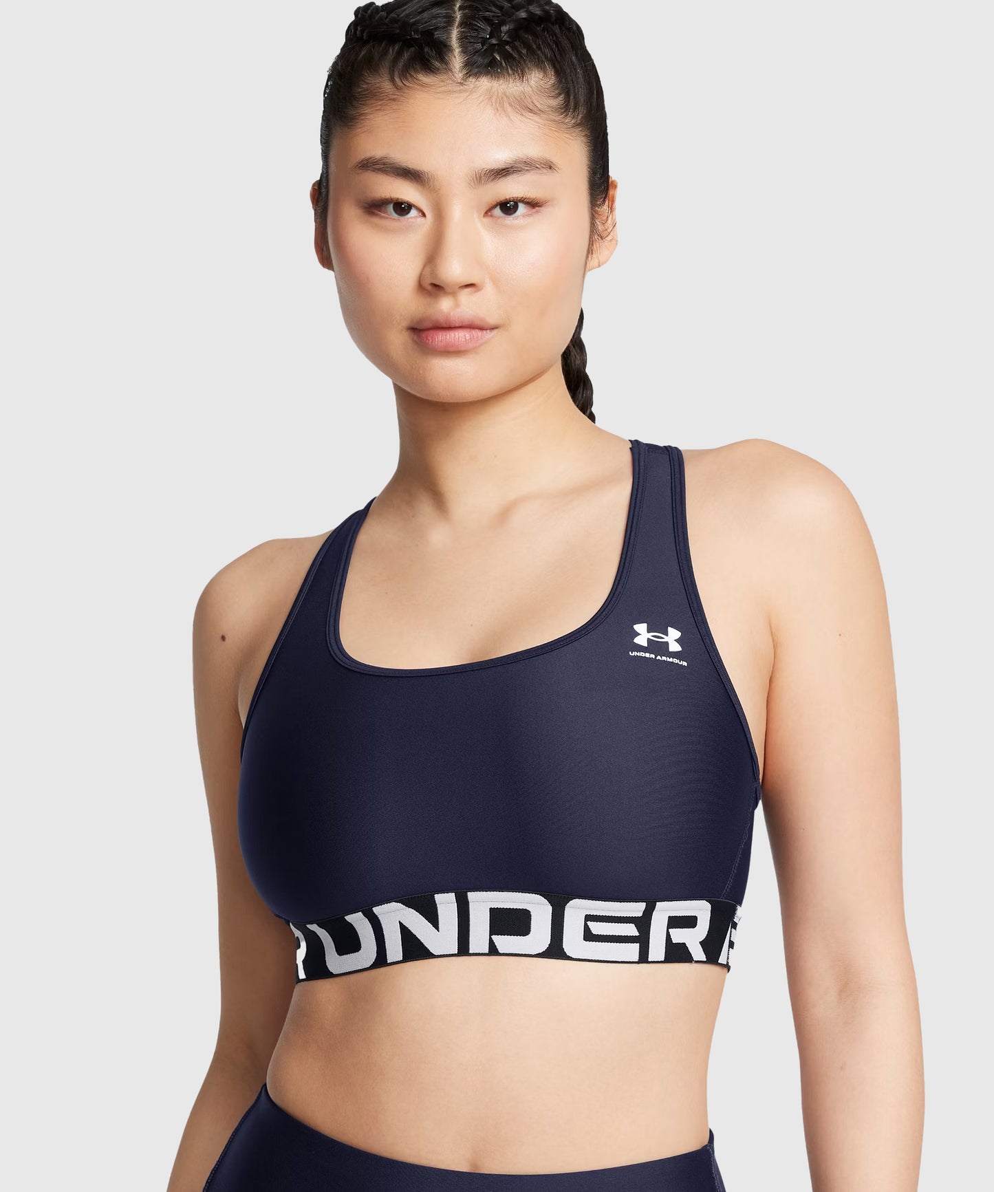 Under Armour Heatgear® Sports Bra - Navy Blue