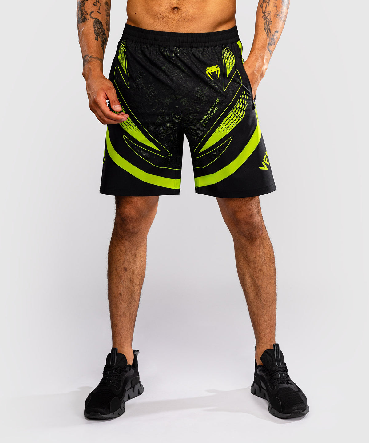 Venum Amazonia Reborn Pantalón corto de entrenamiento - Negro/Verde