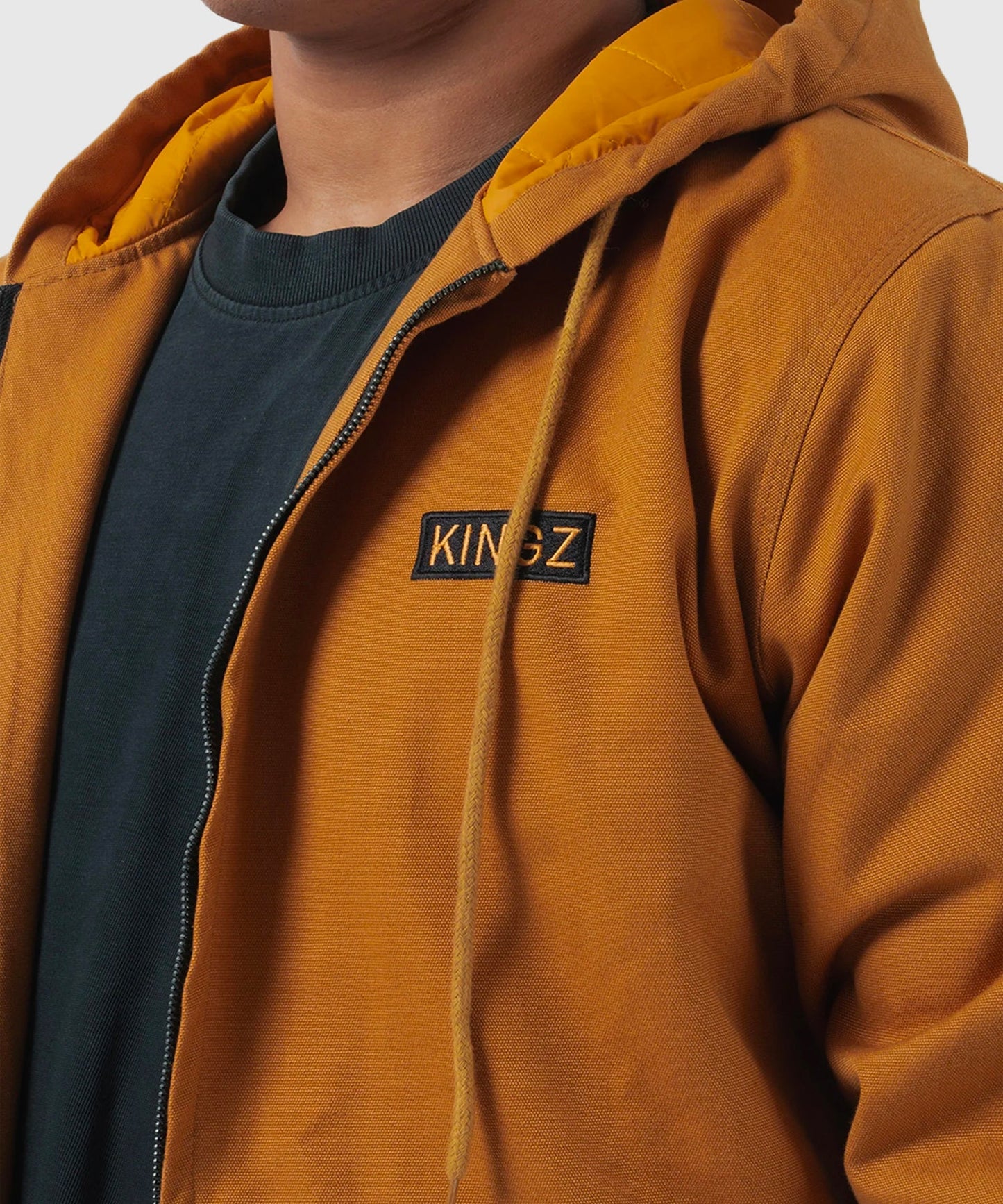 Veste Canvas Kingz - Marron