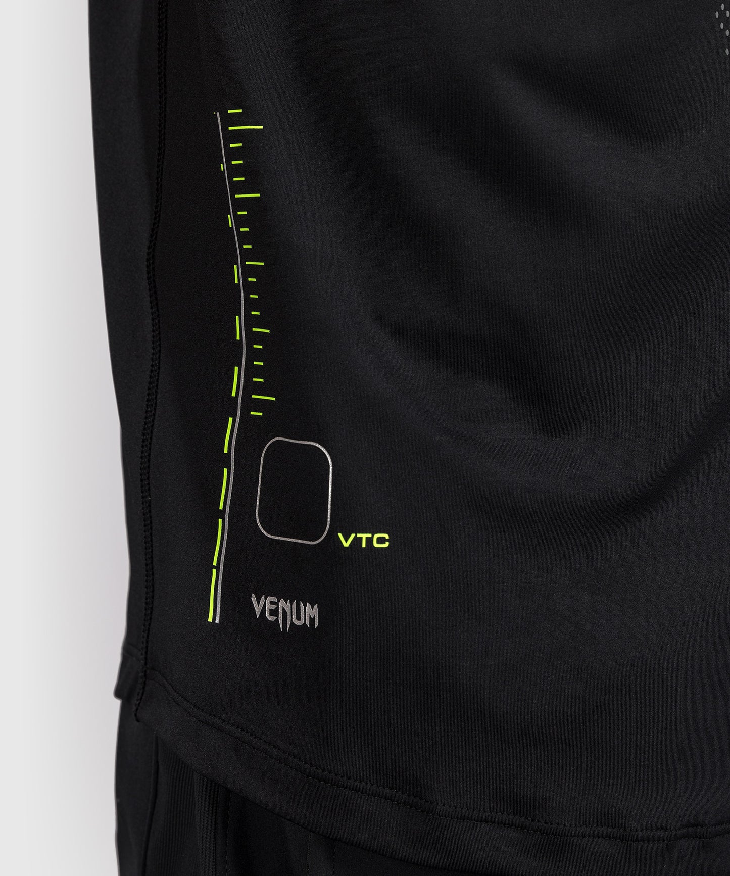 Venum Training Camp 4.0 Dry Tech T-Shirt - Schwarz/Leuchtgrün