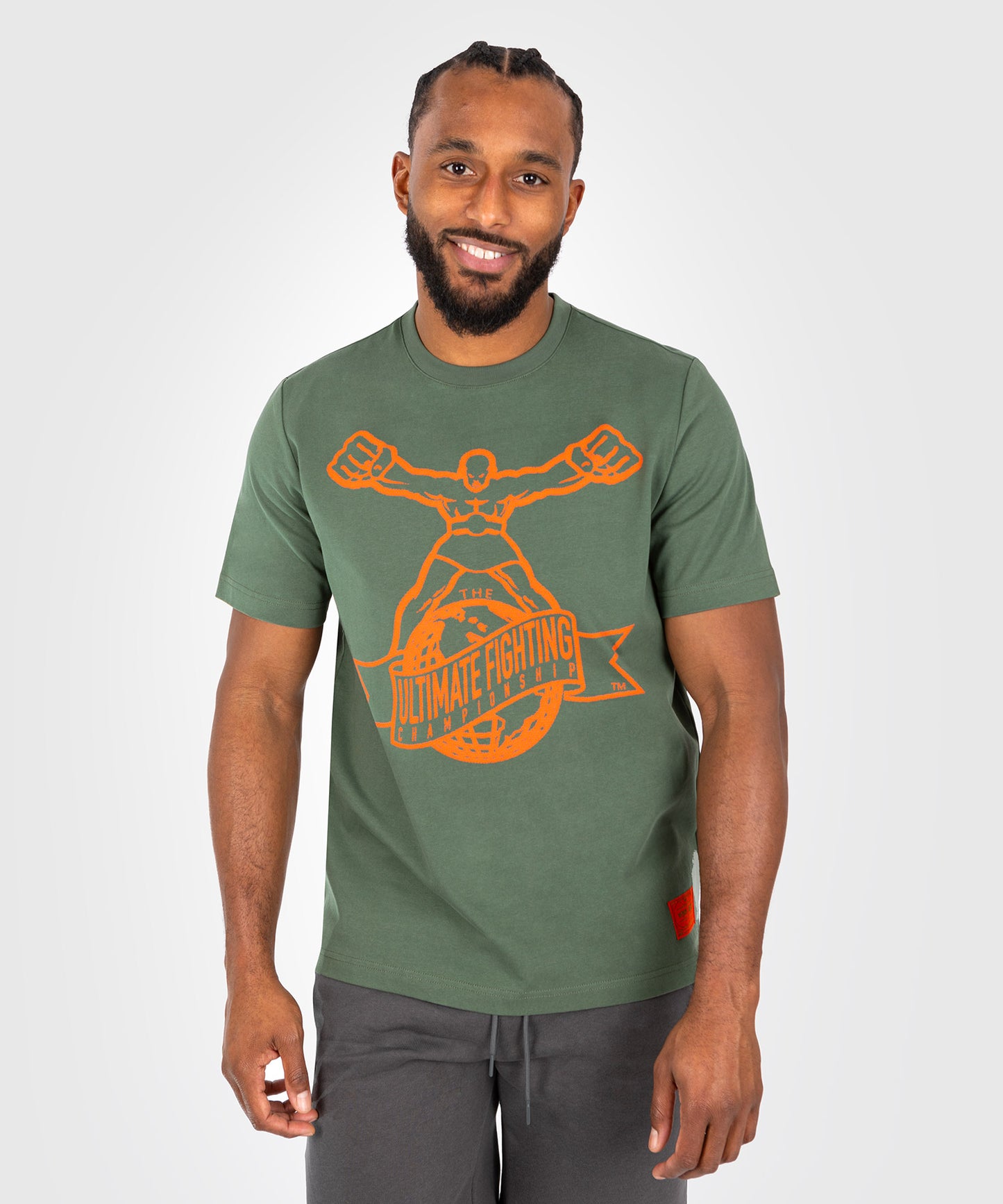 UFC by Venum Ulti-Man T-Shirt - Khaki/Orange 
