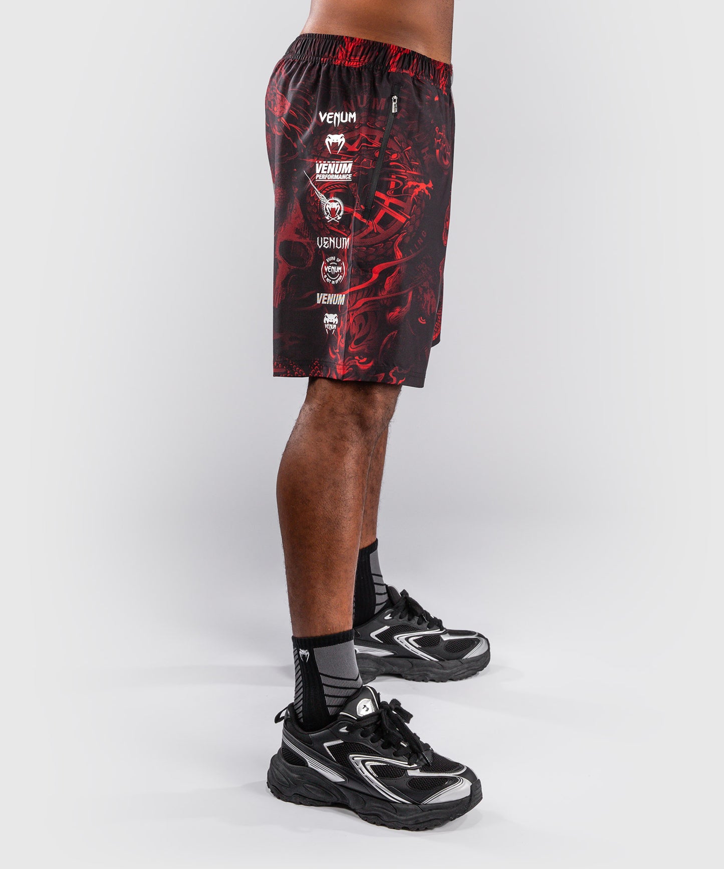 Venum 20th Anniversary Short de Entrenamiento - Negro/Rojo