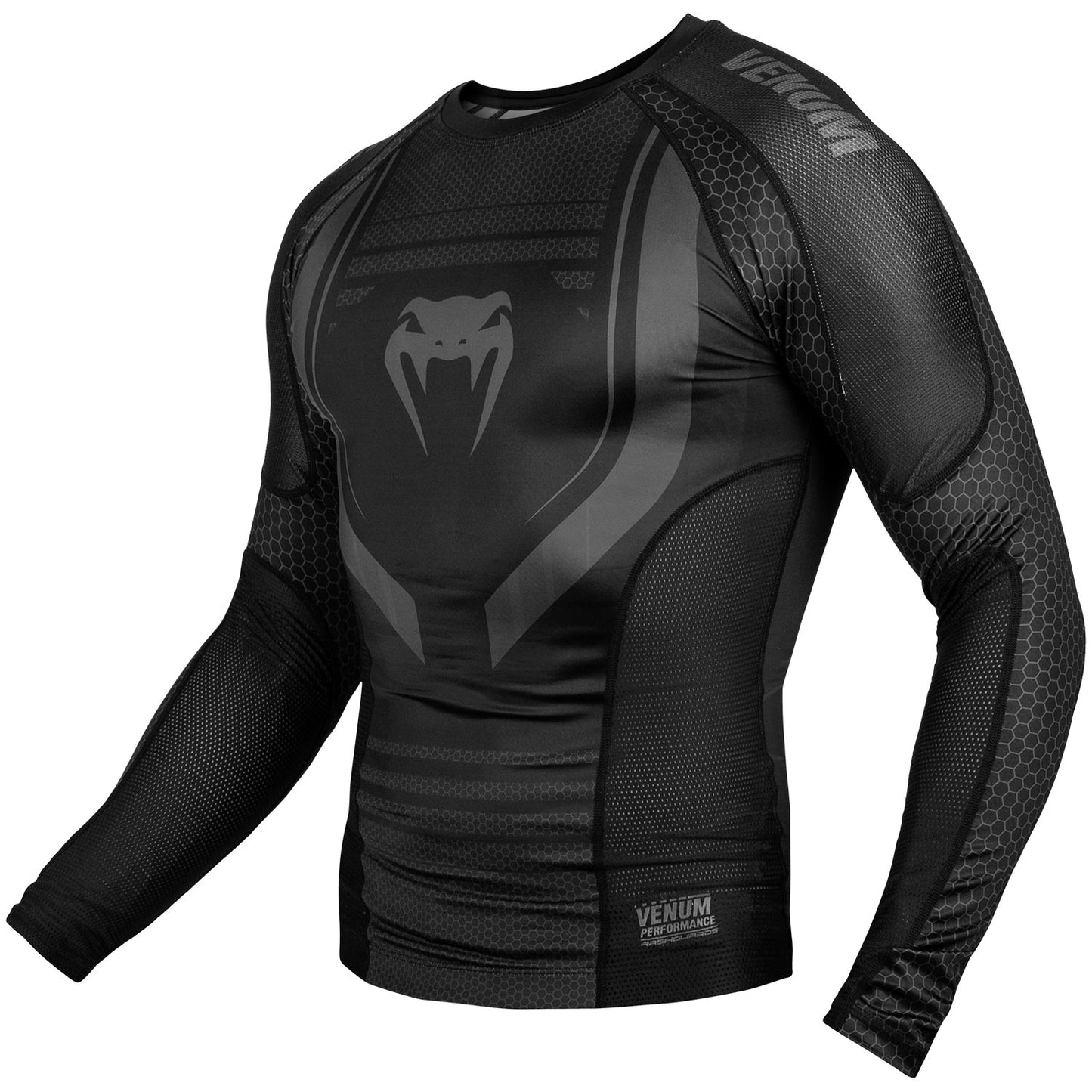 Venum Technical 2.0 Rashguard - Long Sleeves - Black/Black