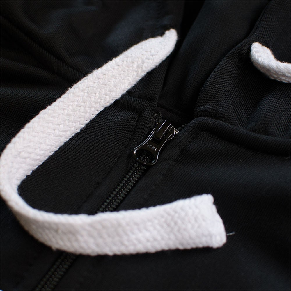 Sweat à capuche et zip Pride or Die "Fight Club" - Noir