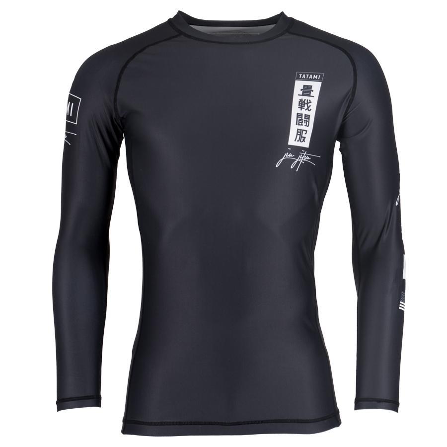 T-shirt de Compression Kanagawa - Manches Longues - Noir