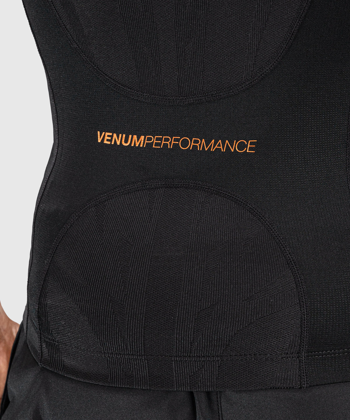 Venum G-Fit Revolution Kurzarm-Rashguard - Schwarz/Kupfer