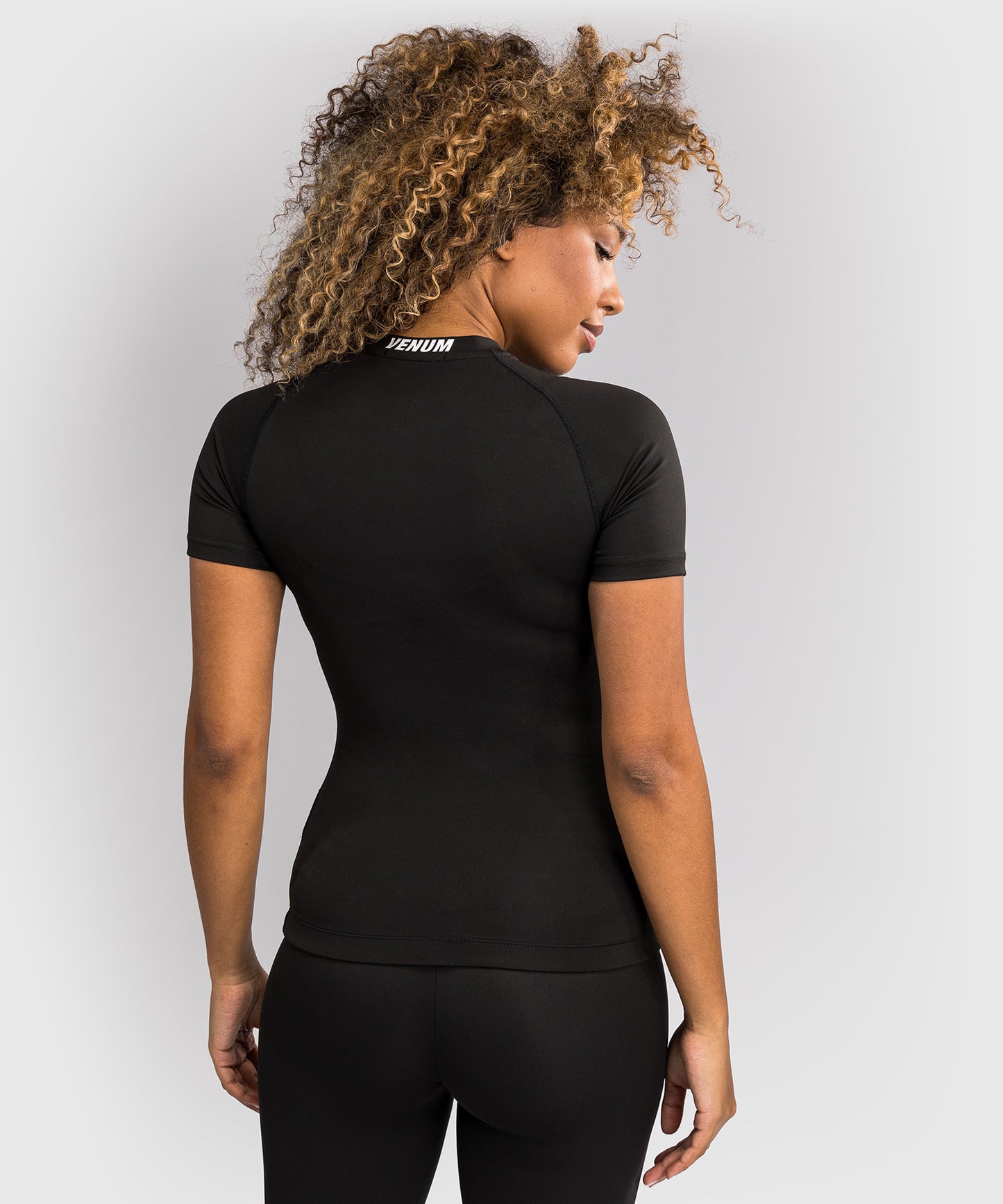 Venum Halo Rashguard Kurzarm - Schwarz