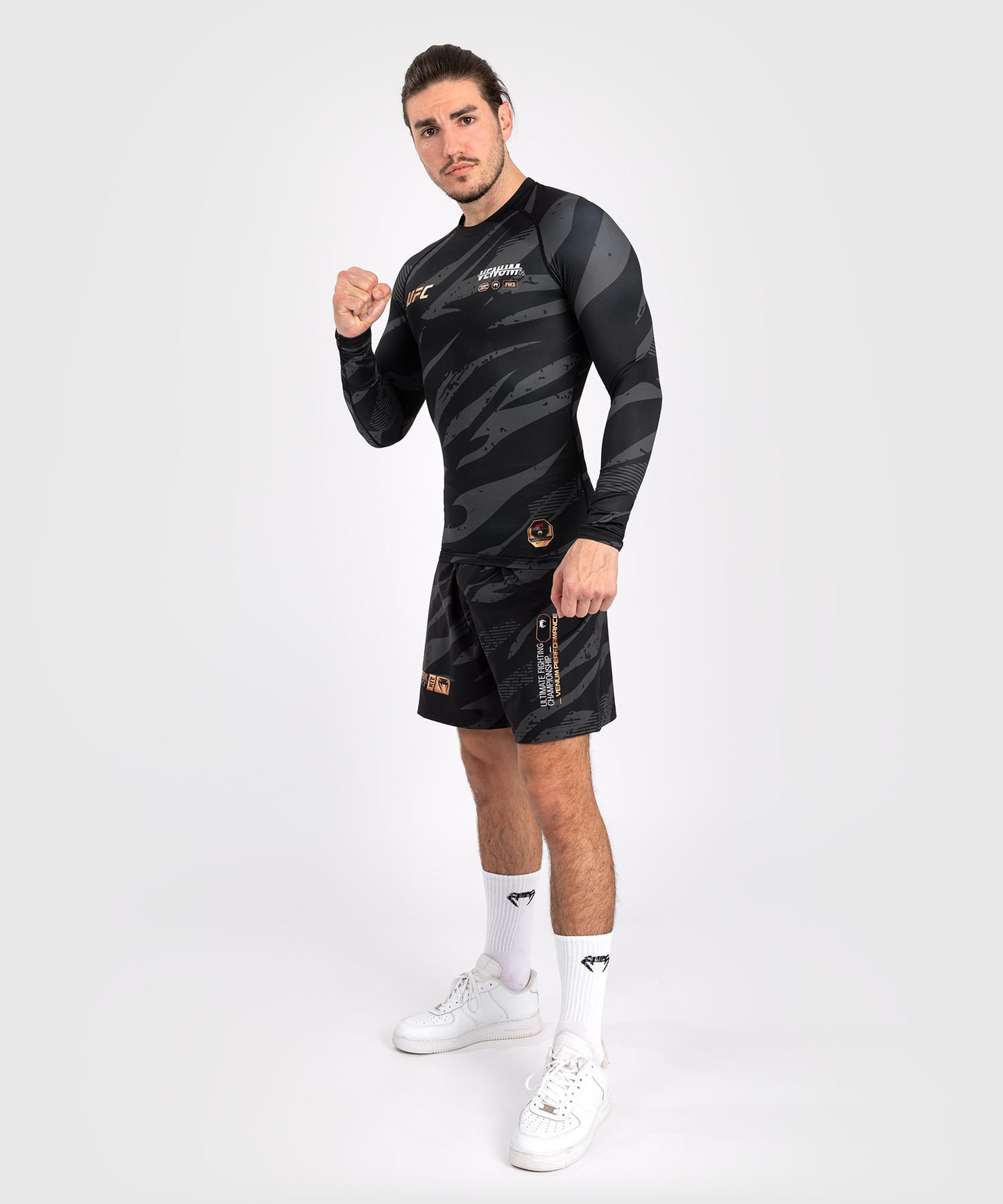 Rashguard À Manches Longues UFC Adrenaline by Venum Fight Week Performance - Urban Camo