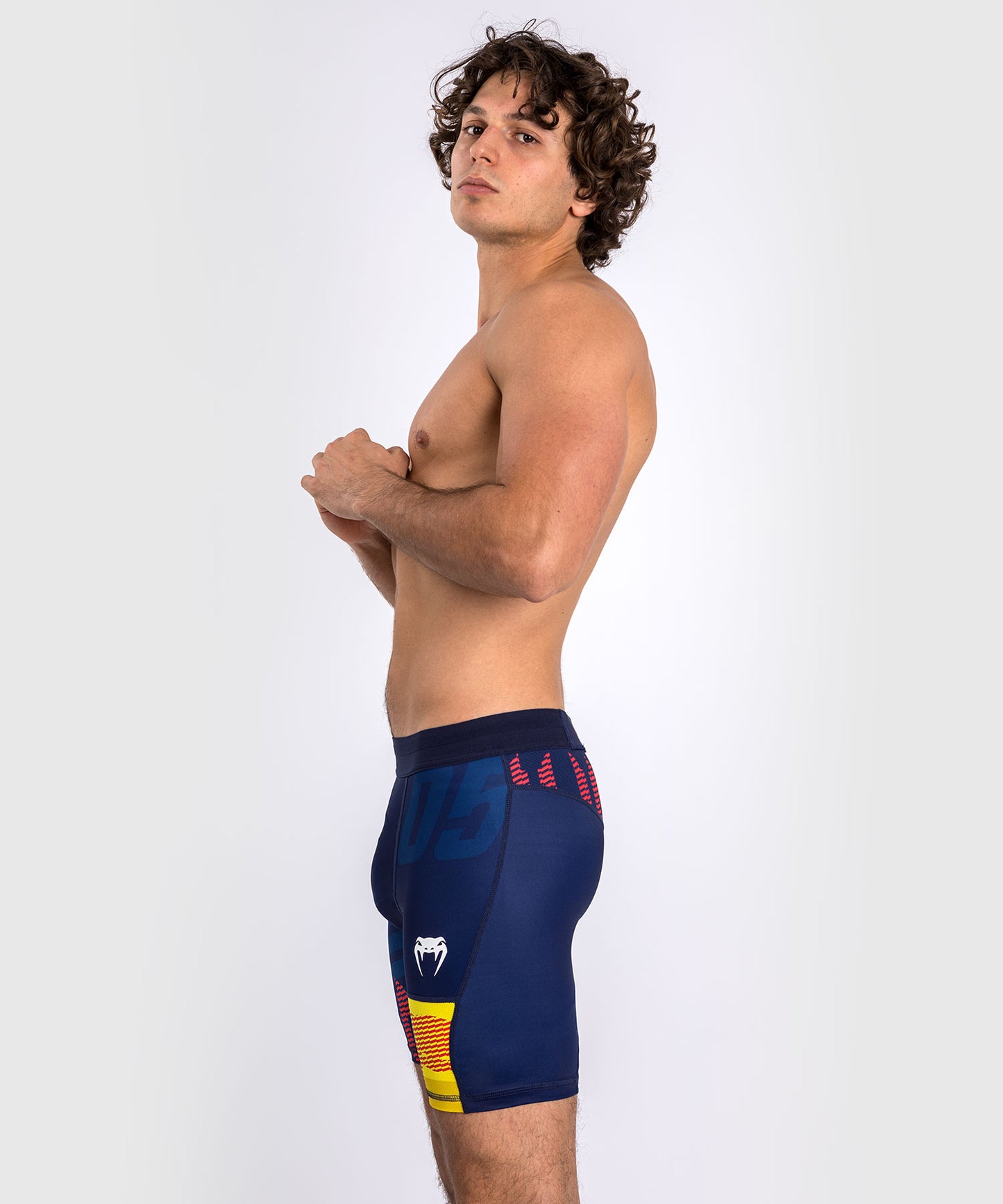 Short de compression Venum Sport 05 - Bleu/Jaune