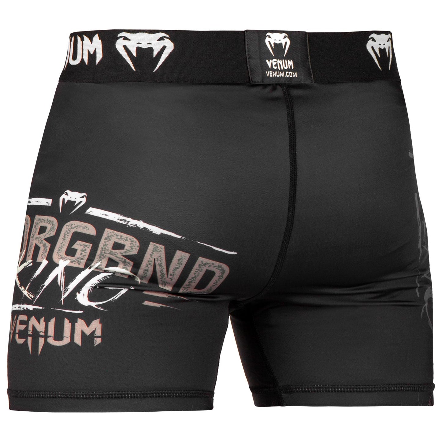 Venum Underground King short compression shorts - Black/Sand