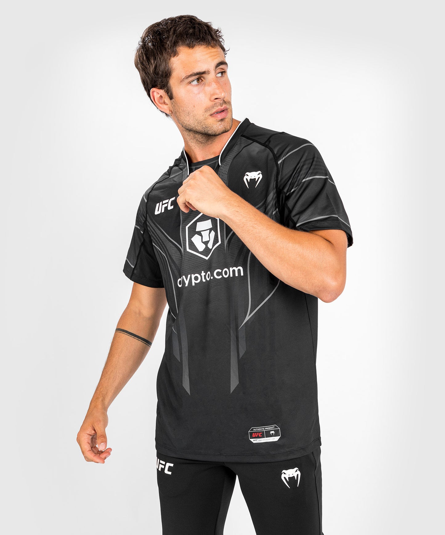 T-Shirt Technique Homme UFC Venum Authentic Fight Night 2.0 - Noir