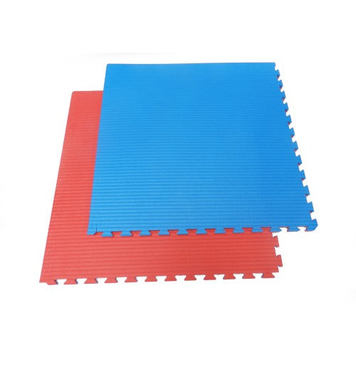 Tatami Puzzle 100x100x4cm (x5) - Rouge/Bleu