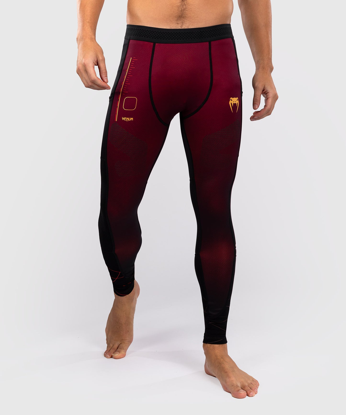 Venum Tactical XT Compression Pants - Black/Bordeaux/Gold