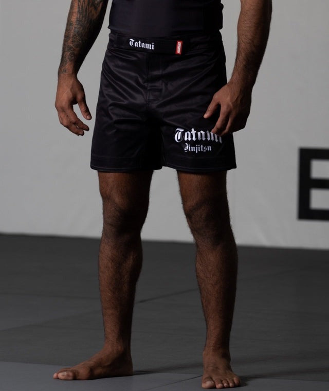 Grappling Shorts Tatami Fightwear Gothic - Schwarz