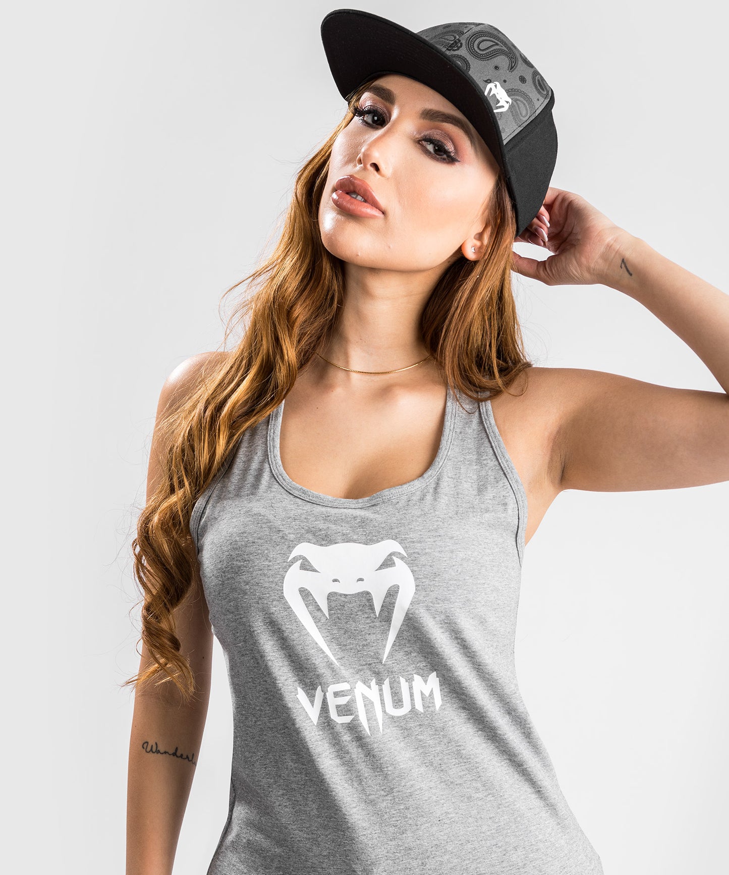 Venum Classic Tank Top - For Women - Light Heather Grey 