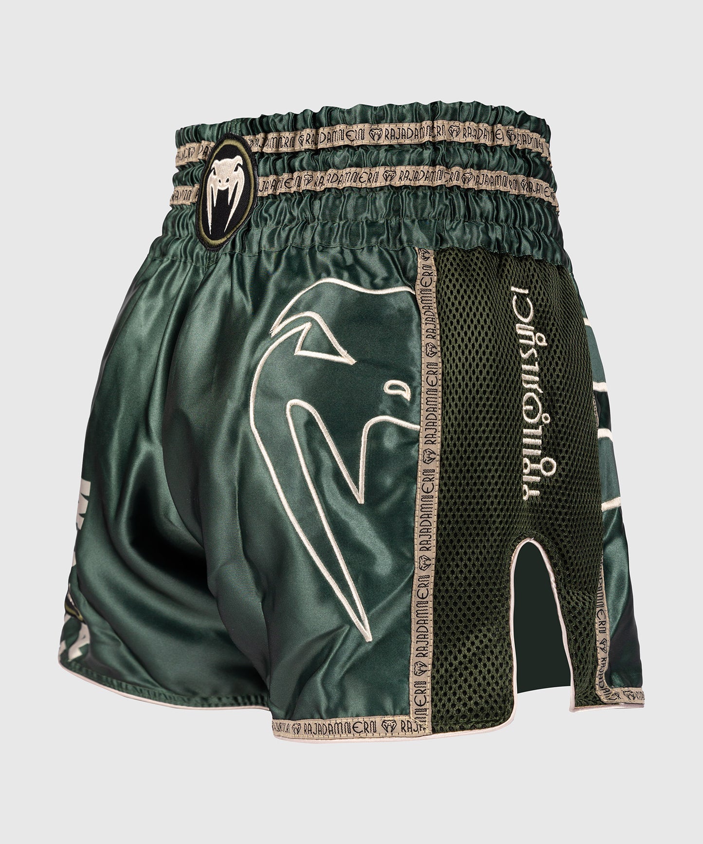 Venum x Rajadamnern Muay Thai Shorts - Military Green