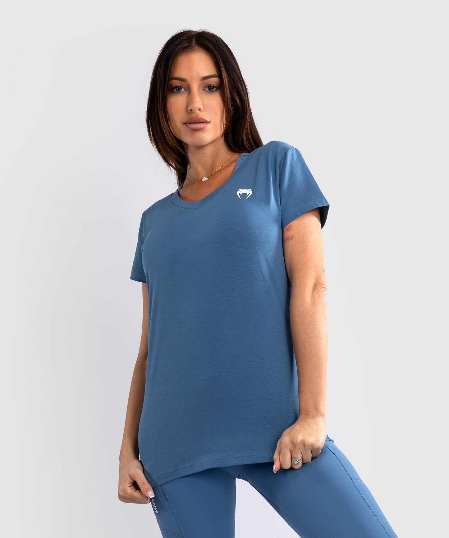 T-Shirt Venum Essential pour Femmes - Bleu Tempête