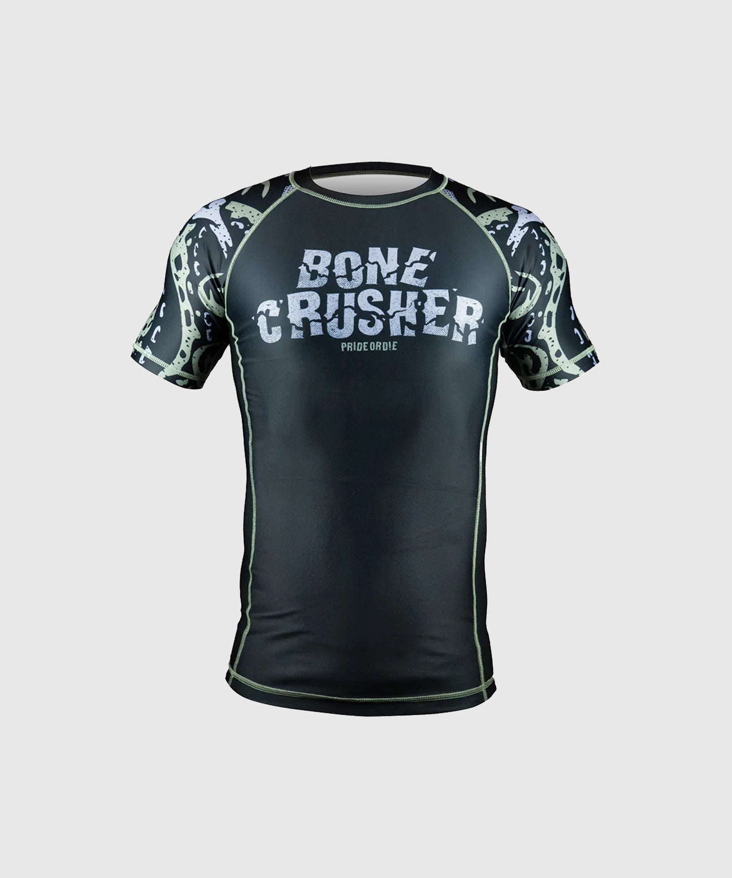 Rashguard Pride Or Die Bone Crusher V2 - Manches Courtes - Noir