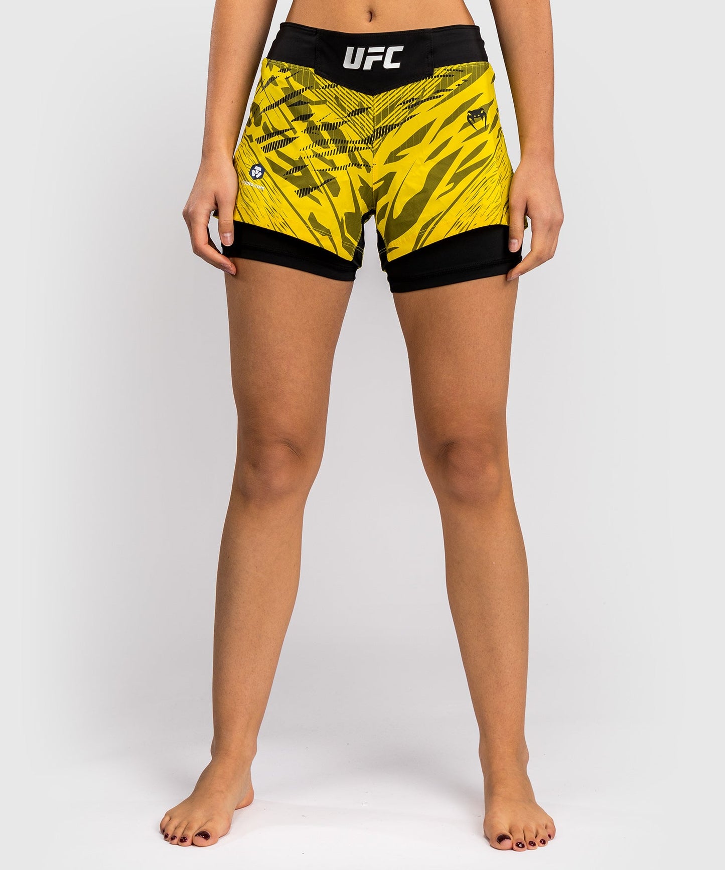 Women's UFC Fusion by Venum Authentic Fight Night Shorts - Yellow