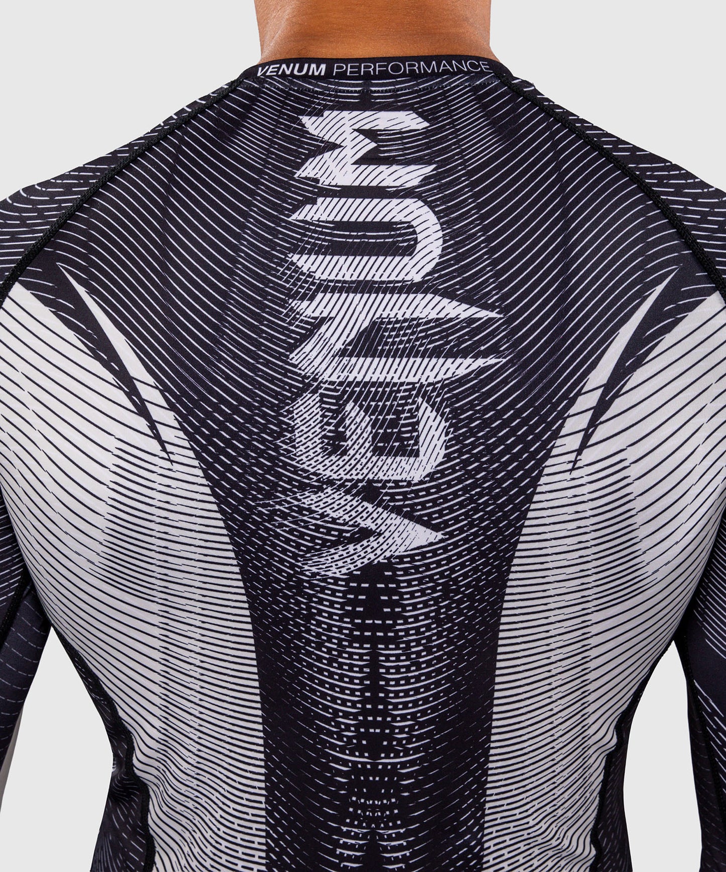 Venum Galactic 3.0 Long Sleeve Rashguard - Off-White/Black