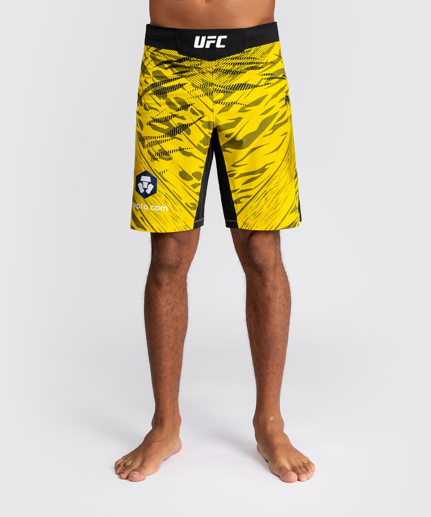 Shorts de Combat pour Hommes UFC Fusion by Venum Authentic Fight Night - Coupe Longue - Jaune