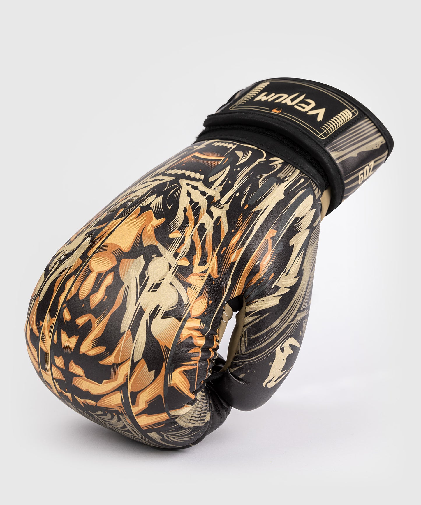 Gants de Boxe Venum Tiger pour Enfants - Noir/Orange Néon