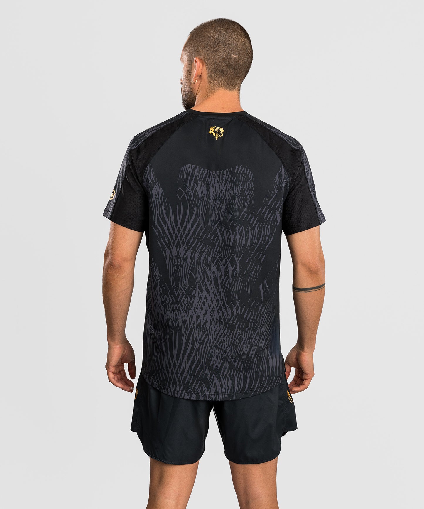 Venum x Chimaev Dry-Tech T-Shirt - Schwarz/Grau