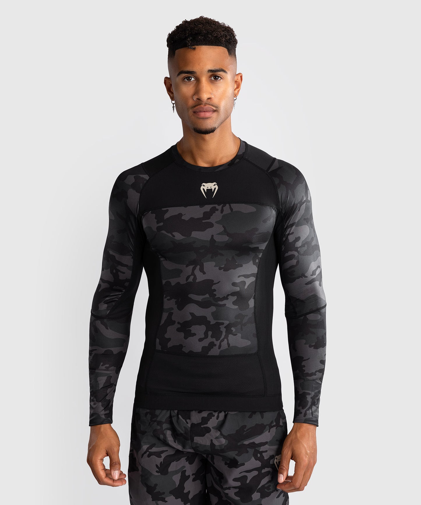 Rashguard à Manches Longues Venum G-Fit Air pour Hommes - Camo Urban